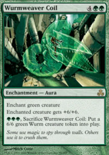 Wurmweaver Coil ~ Moderately Played Guildpact MTG Magic UltimateMTG Green Card - Image 1 of 1