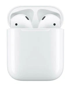 Apple AirPods 2 Blanc avec Étui de Charge Écouteurs Intra-Auriculaires MV7N2AM/A - Photo 1 sur 1
