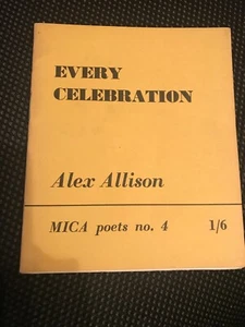 MICA Poets No 4 Every Celebration Alex Allison 1967 - Picture 1 of 3