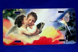 Bellissima targa angeli e pappagalli/uccellini, insegna. - Foto 1 di 3