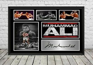 Muhammad Ali Signed Photo Print Autographed Poster Boxing Memorabilia
