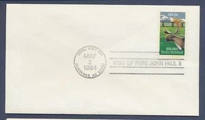 Visit of Pope John Paul II to Fairbanks AK 1984 -special cancel --a - Picture 1 of 1
