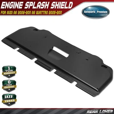 Protector contra salpicaduras de motor inferior trasero para Audi A6 Base 2006-2011 A6 Quattro 2005-2011 Foto 1 de 4