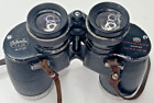 VTG Columbia Extra Wide Field Binoculars 7x35 Coated Leather Strap #21739 DBK