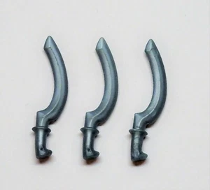 3 x KOPESCH SCHWERT BLAUSILBER PLAYMOBIL zu Ägypter Sarazene Kreuzritter RAR W15 - Picture 1 of 1