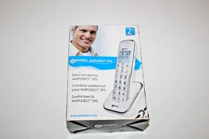 Geemarc Amplidect 295 White Handset With Base And adapter - Zdjęcie 1 z 9