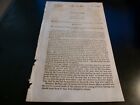 Government Report 1834 Relief William Baker Loss Dried Beef & Hams War Of 1812