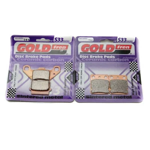 Goldfren S33 Brake Pads Front & Rear For Pgo Bugrider 250 SS (Single seat) - Picture 1 of 3