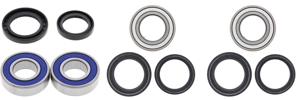 Kit de rodamientos para ruedas delanteras y traseras Kawasaki KLF300C Bayou 4X4 89-05 Foto 1 de 3