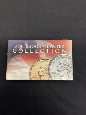2001 US D Statehood Quarter Mint Set Uncirculated 5 Coins Free Shipping - Image 1 of 4