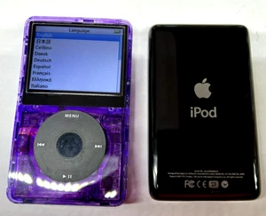 Mega batería APPLE iPOD CLASSIC 5.5th Atomic Purple Black 128 GB SSD Wolfson DAC - Imagen 1 de 3