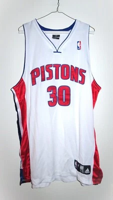 Camiseta Rasheed Wallace Detroit Pistons #30 cosida en casa auténtica Adidas 48 XL Foto 1 de 4