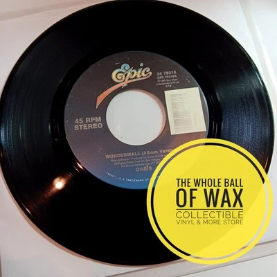 Oasis - Wonderwall / Round Are Way 45 EXCELLENT 1995 - Image 1 of 4