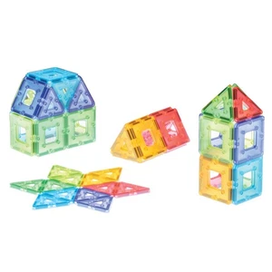 Polydron KinderMag Translucent Starter Set - Magnetic Building - 48 Pieces - Picture 1 of 6