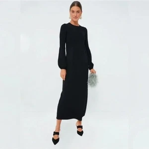 TUCKERNUCK x POMANDER PLACE Lennox Double Knit Maxi Dress Black Sz XXL NWT {W48} - Picture 1 of 3