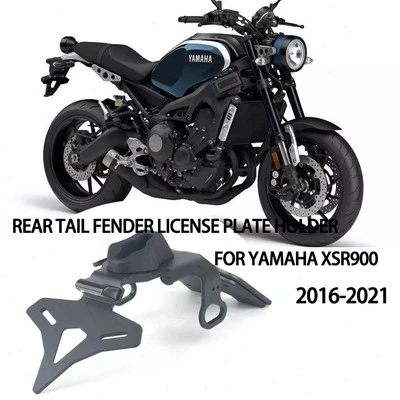 SOPORTE MATRÍCULA GUARDABARROS TRASERO MOTO PARA YAMAHA XSR900 2016 2021 Foto 1 de 4