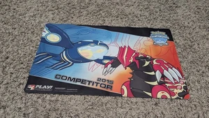 JCC Pokémon 2015 Campeonato Nacional Primal Kyogre y Primal Groudon Alfombra de Juego - Imagen 1 de 5