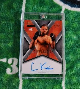 Calvin Kattar 2024 Wild Card Matte X-Plode On-Card Autograph MMA SSP 1/1 - Picture 1 of 2