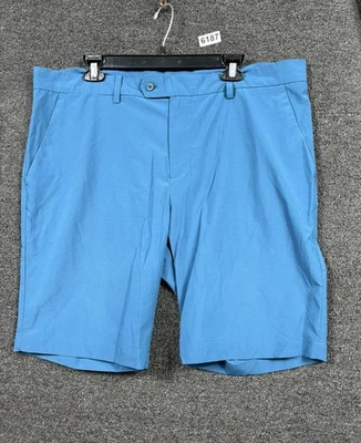 Pantalones Cortos de Golf J.Lindeberg Saks Para Hombre Talla 48 Azul Ventilación Apretados Alto Rendimiento Foto 1 de 4