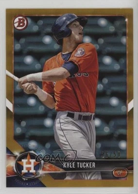 2018 Bowman Prospects Gold /50 Kyle Tucker #BP55 - Image 1 of 2