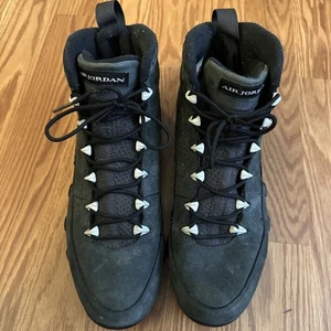 Nike Air Jordan 9 Retro Antracite Sneakers Uomo Taglia 11 NERO/302370-013 - Foto 1 di 8