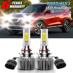 For Nissan Rogue 2008-2013 9005/HB3 LED Headlight Bulbs High Beam Super Bright - Picture 1 of 10