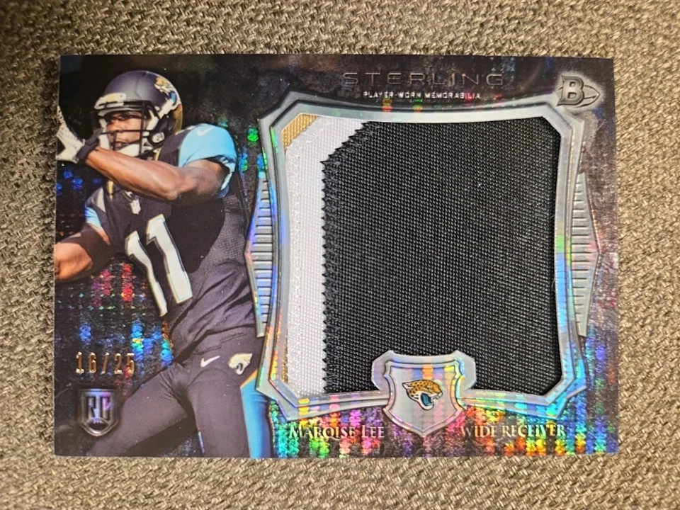 Parche Jumbo Rookie 2014 Bowman Sterling Marqise Lee Pulsar Refractor 16/25  Foto 1 de 2