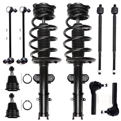 For 08-16 Chrysler Town & Country Front Complete Struts Sway Bar Tie Rods Kit — 第 1/4 张图片