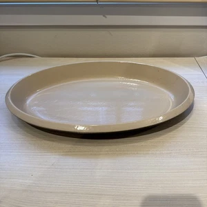Vintage Le Creuset Tan Enamel Cast Iron Oval Baker Baking Oven Dish 40 - Picture 1 of 7