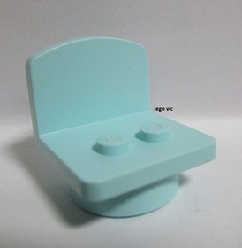 Lego 4222 Chair Aqua Chair Belville 5942 Pop Studio MOC -A103
