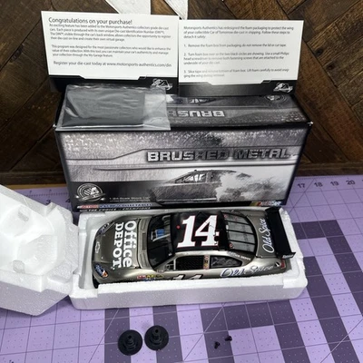 #14 Tony Stewart Office Depot 2009 Impala SS metal cepillado escala 1:24 con caja Foto 1 de 4