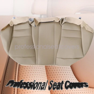 Cubierta de asiento de cuero inferior lateral del banco trasero color tostado 2008 a 2012 apta para Honda Accord Foto 1 de 4