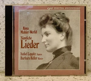 ALMA MAHLER-WERFEL Sämtliche Lieder (cd, CPO) Isabel Lippitz • Barbara Heller - Imagen 1 de 3