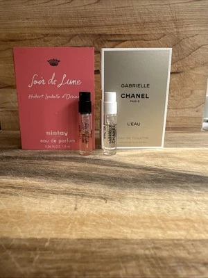 SISLEY SOIR DE LUNE EDP ~ 0,06 fl oz y CHANEL GABRIELLE EDT 0,05 oz muestra en spray Foto 1 de 4