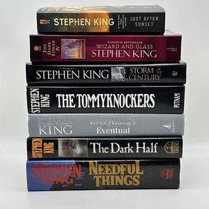 Stephen King Lot of 7 Books 5 HC 2 PB Some Vintage Tommyknockers Needful Things - Picture 1 of 24