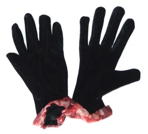 Paire de GANTS femmes tailles S / M créateur noir & rouge hiver froid neuve - Picture 1 of 1