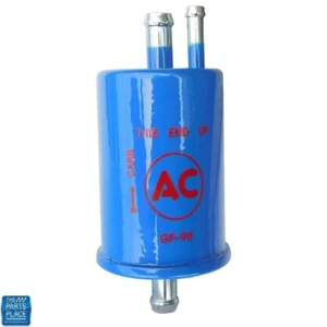 Filtro de combustible GM 1959-1967 3/8" línea principal con entrada de retorno de vapor azul correcto GF98 - Imagen 1 de 1