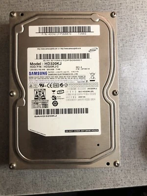Samsung HD320KJ P/N:HD320KJ/C FW:CP100-10 320GB 3.5" SATA Hard Drive - Image 1 of 4