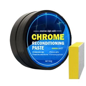 Car Metal Polish Chrome Trim Exhaust Cleaner Polisher 50g Chrome Restorer Protec - Picture 1 of 14