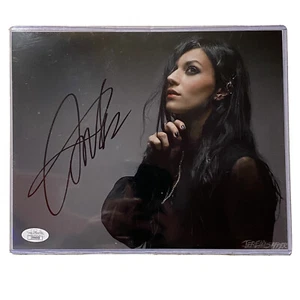 Cristina Scabbia Signed Autographed Lacuna Coil 8x10 Photo JSA COA * Zobie Metal - Picture 1 of 3