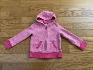 Gymboree Girl XS (4) Pink Polyester Terrycloth Zip Hoodie - Picture 1 of 11