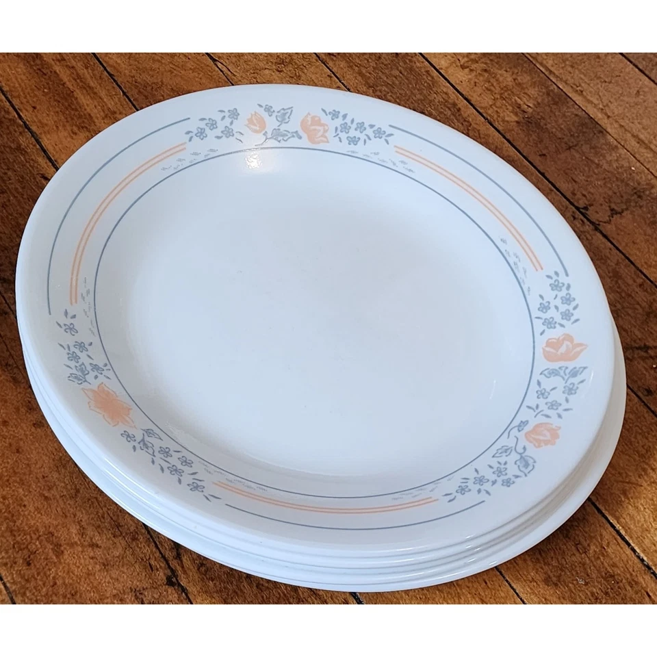 9 Vtg Corelle Apricot Grove Bread & Butter / Dessert Plates Discontinued Pattern - Image 1 of 4
