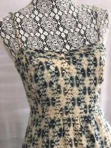 Anthropologie Dress Moulinette Soeurs 2 Silk Spaghetti Strap Pockets Lined 66170 - Picture 1 of 12