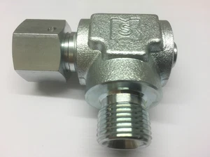 ROTARY JOINT90 COMPACT 350BAR FOR DRAIN JETTING HOSE REELS 1/2" BSP MALE/FEMALE - Picture 1 of 3