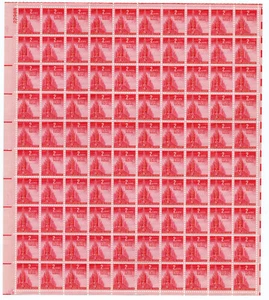 Scott #907 Nations United for Victory Sheet of 100 Stamps - MNH P#22988 - Picture 1 of 2