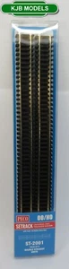 OO Gauge PECO ST-2001 Double Straight (Pack of 8 ST-201) SETRACK Code 100 - Foto 1 di 2