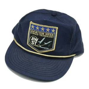 Vintage Aviation Week Space Technology Louisville Snapback Hat Cap Trucker USA - Picture 1 of 6