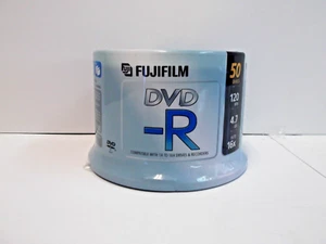 Fujifilm DVD -R 50 Blank Discs 4.7GB - Brand New SEALED! - Photo 1/2