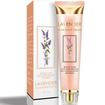 Healing Scar Removal Cream Burns Cuts Stretch Marks Skin Repair Cream Lavender - Image 1 of 4