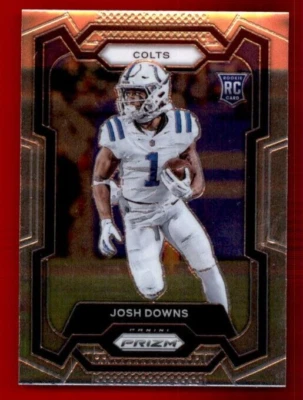 2023 Panini Prizm #345 Josh Downs RC. - Image 1 of 2